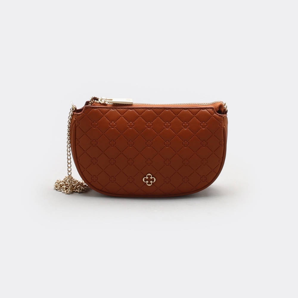 NEW Capodarte Zip Crossbody bag in camel color
